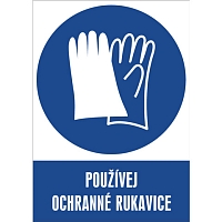 Značka Používej ochranné rukavice